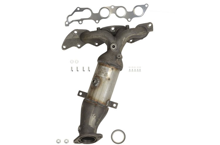 641509 Federal/EPA Catalytic Converter - Direct Fit w/ Integrated Manifold; 2003-2010 Ford Focus Front