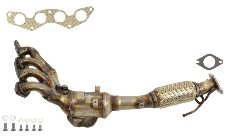 641514 Federal/EPA Catalytic Converter - Direct Fit w/ Integrated Manifold; 2012-2018 Ford Focus, Focus Front