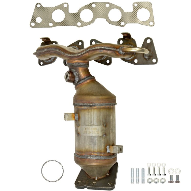 641517 Federal/EPA Catalytic Converter - Direct Fit w/ Integrated Manifold; 2013-2015 Chevrolet Spark Front