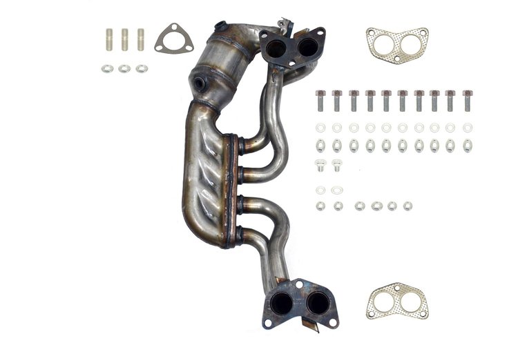 641559 Federal/EPA Catalytic Converter - Direct Fit w/ Integrated Manifold; Fits Select Subaru