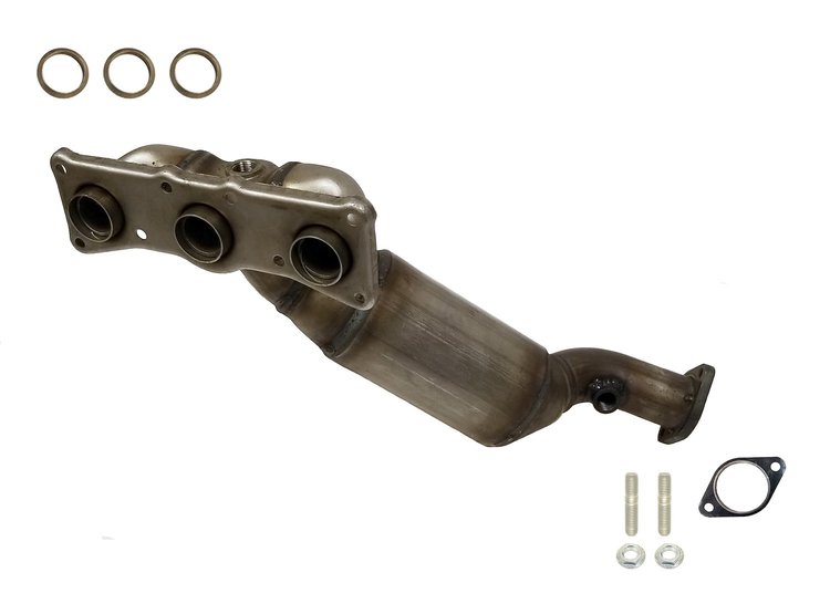 641574 Federal/EPA Catalytic Converter - Direct Fit w/ Integrated Manifold; Fits Select BMW