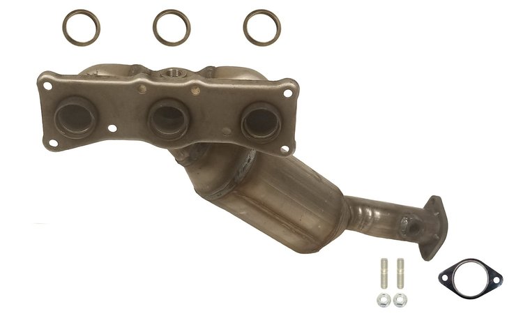 641583 Federal/EPA Catalytic Converter - Direct Fit w/ Integrated Manifold; 2007-2010 BMW X3 Rear