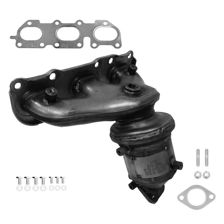641590 Federal/EPA Catalytic Converter - Direct Fit w/ Integrated Manifold; Fits Select Kia/Hyundai