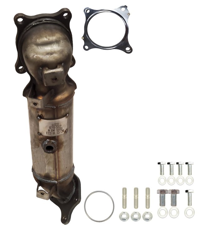 641596 Federal/EPA Catalytic Converter - Direct Fit; 2018-2022 Honda Accord Front, 2019-2023 Acura RDX Front