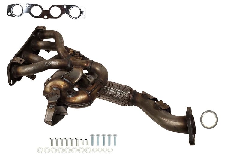 641613 Federal/EPA Catalytic Converter - Direct Fit w/ Integrated Manifold; Fits Select Mazda
