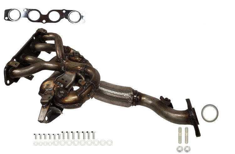 641614 Federal/EPA Catalytic Converter - Direct Fit w/ Integrated Manifold; 2013-2015 Mazda CX-5 Front