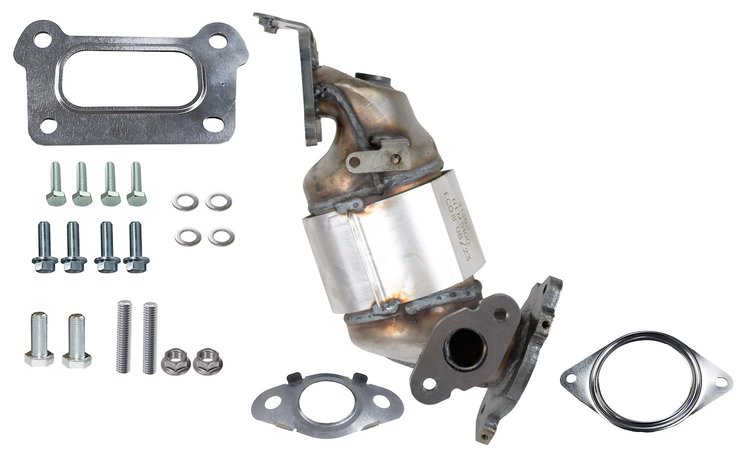 641645 Federal/EPA Catalytic Converter - Direct Fit w/ Integrated Manifold; Fits Select Nissan/Mitsubishi