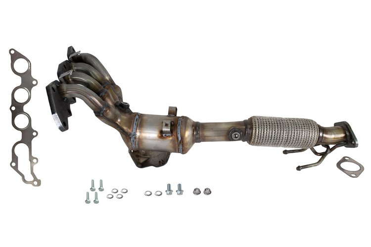 641655 Federal/EPA Catalytic Converter - Direct Fit w/ Integrated Manifold; 2013-2017 Ford C-Max Front