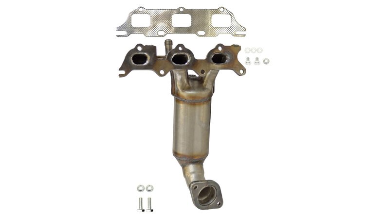 642120 Federal/EPA Catalytic Converter - Direct Fit w/ Integrated Manifold; Fits Select Chrysler/Dodge