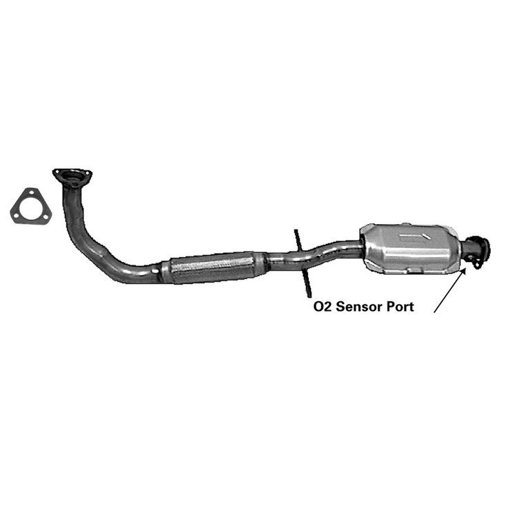 642529 Federal/EPA Catalytic Converter - Direct Fit; 1996-1998 Saturn SL2, SC2, SW2
