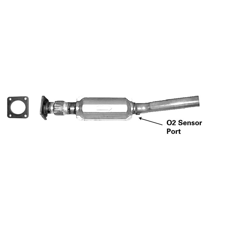 642594 Federal/EPA Catalytic Converter - Direct Fit; 2000-2005 Dodge Neon, 2000-2001 Plymouth Neon
