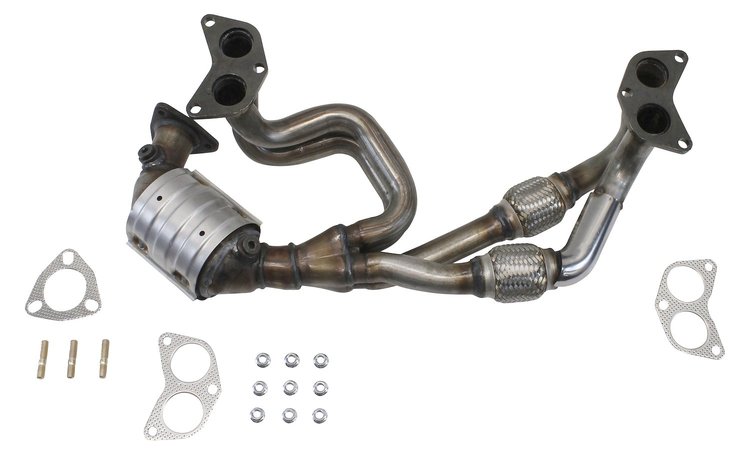642803 Federal/EPA Catalytic Converter - Direct Fit w/ Integrated Manifold; Fits Select Subaru/Saab
