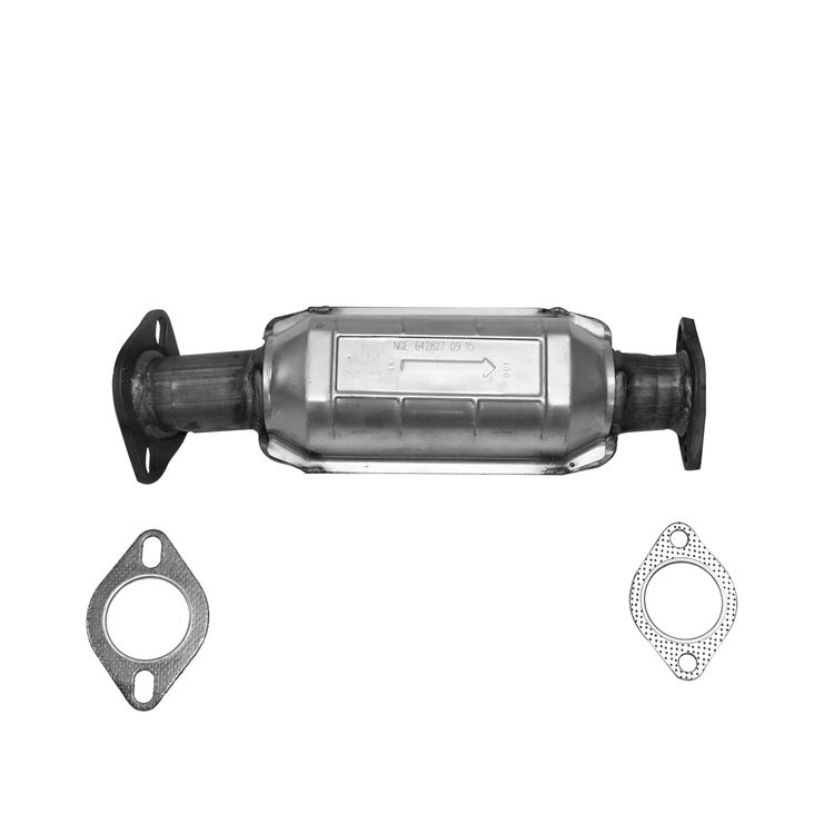 642827 Federal/EPA Catalytic Converter - Direct Fit; 2006-2010 Hyundai Elantra Rear