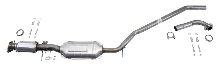 642990 Federal/EPA Catalytic Converter - Direct Fit; 2001-2003 Toyota Highlander Rear