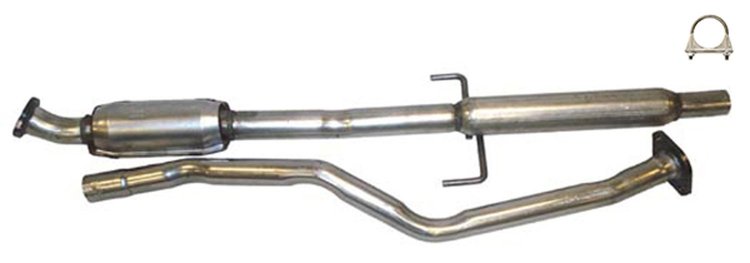 643098 Federal/EPA Catalytic Converter - Direct Fit; 2005-2010 Scion tC, 2005-2010 Scion tC Rear