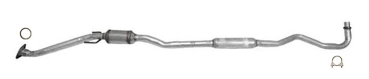 643114 Federal/EPA Catalytic Converter - Direct Fit; 2003-2006 Toyota Matrix, 2003-2006 Pontiac Vibe