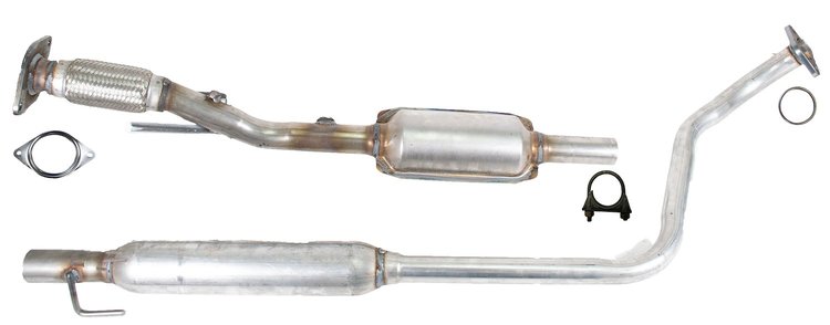 644249 Federal/EPA Catalytic Converter - Direct Fit; 2018-2024 Nissan Kicks Rear, 2020-2025 Nissan Versa Rear