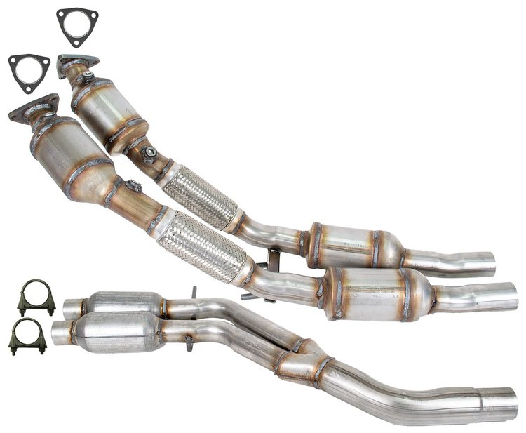 644251 Federal/EPA Catalytic Converter - Direct Fit; 2018-2023 Volkswagen Atlas, Atlas Cross Sport