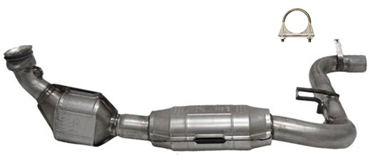 645206 Federal/EPA Catalytic Converter - Direct Fit; 2001-2003 Ford F-150 Left, 2004 Ford F-150 Heritage Left