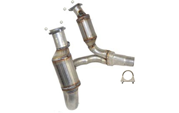 645225 Federal/EPA Catalytic Converter - Direct Fit; 2008 Dodge Dakota, 2008 Dodge Dakota Front