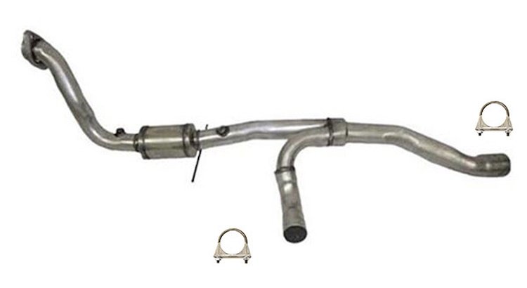 645822 Federal/EPA Catalytic Converter - Direct Fit; 2004-2006 Dodge Durango Right