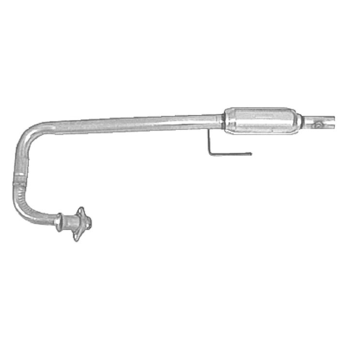 645893 Federal/EPA Catalytic Converter - Direct Fit; 1997-2000 Jeep Wrangler