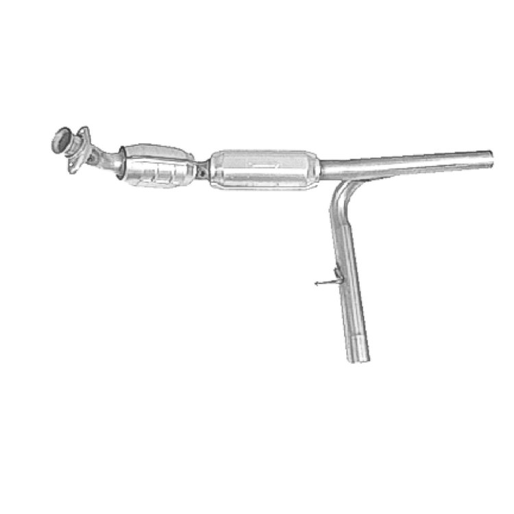 645895 Federal/EPA Catalytic Converter - Direct Fit; 2001-2004 Ford F-150 Right, F-150 Heritage Right
