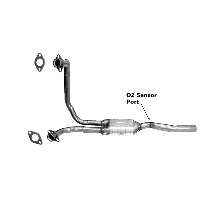 645938 Federal/EPA Catalytic Converter - Direct Fit; 1995-1997 Dodge B3500, B2500, B1500