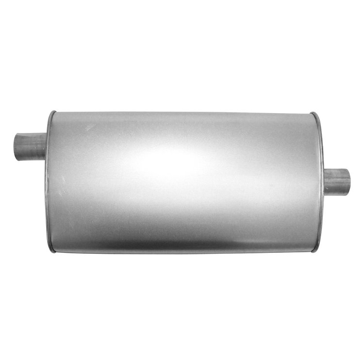 6507 Direct Fit Muffler - MSL Maximum; 2.000 In. Inlet; 2 In. Outlet; 20.000 In. Body; 25.250 In. OAL; OE co...