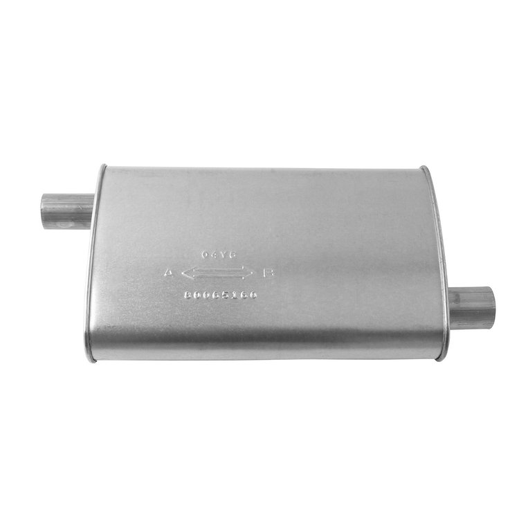 6516 Direct Fit Muffler - MSL Maximum; 1.750 In. Inlet; 2 In. Outlet; 17.000 In. Body; 22.250 In. OAL; OE co...