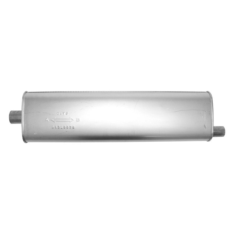 6520 Universal Muffler - MSL Maximum; 2.000 In. Inlet; 1.800 In. Outlet; 29.000 In. Body; 33.750 In. OAL; OE...