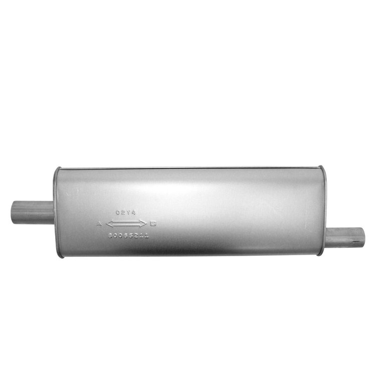 6521 Universal Muffler - MSL Maximum; 2.000 In. Inlet; 1.75 In. Outlet; 23.000 In. Body; 31.000 In. OAL; OE ...