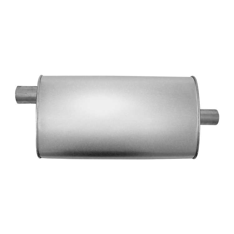6533 Direct Fit Muffler - MSL Maximum; 2.250 In. Inlet; 2 In. Outlet; 20.000 In. Body; 26.000 In. OAL; OE co...
