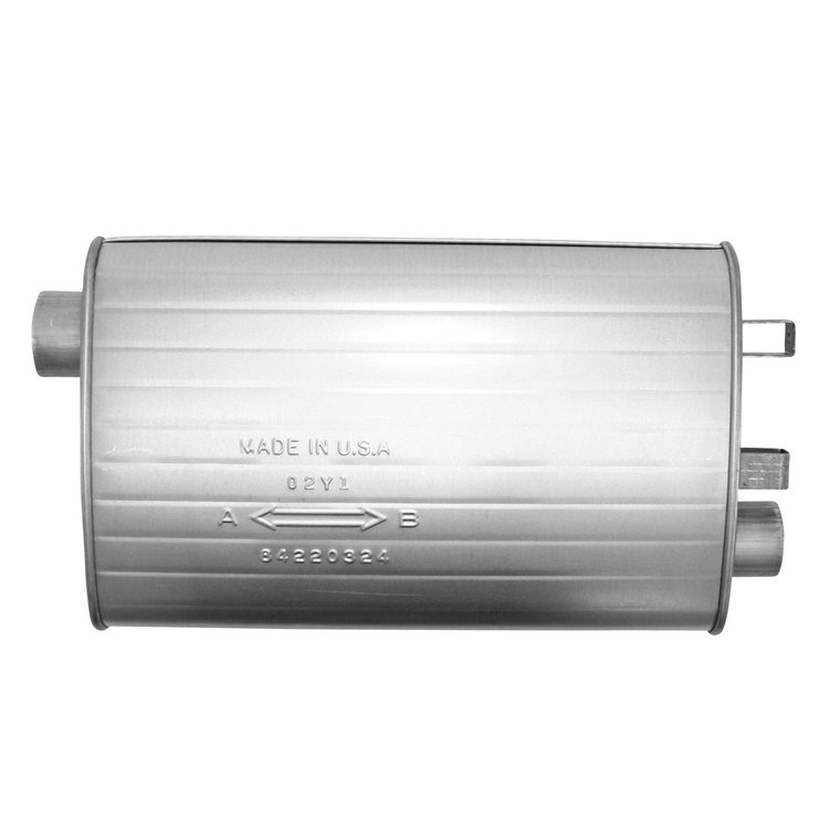 6587 Direct Fit Muffler - MSL Maximum; 1987-1988 Ford Thunderbird, 1987-1988 Mercury Cougar