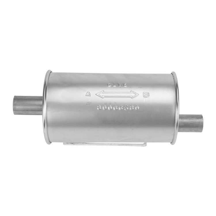 6658 Universal Muffler - MSL Maximum; 1.500 In. Inlet; 1.5 In. Outlet; 11.000 In. Body; 16.000 In. OAL; OE c...