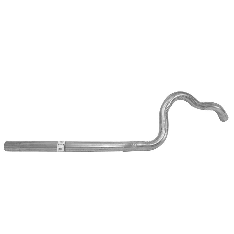 68452 Prebent Exhaust Pipe; 2005-2010 Ford Mustang Center, 2005-2009 Ford Mustang Center Right