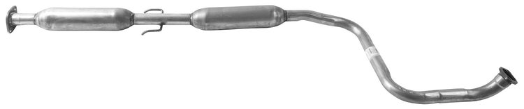 68474 Prebent Exhaust Pipe; 2004-2008 Chevrolet Aveo Rear, 2006-2008 Chevrolet Aveo5 Rear
