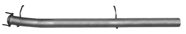 68484 Prebent Exhaust Pipe; 1999-2001 Ford F-250 Super Duty Front, F-350 Super Duty, F-350 Super Duty Front