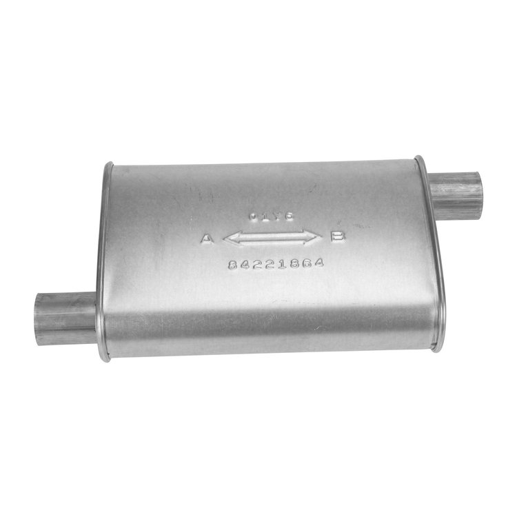 709006 Universal Muffler - MSL Maximum; 1.750 In. Inlet; 1.75 In. Outlet; 12.000 In. Body; 16.500 In. OAL; O...