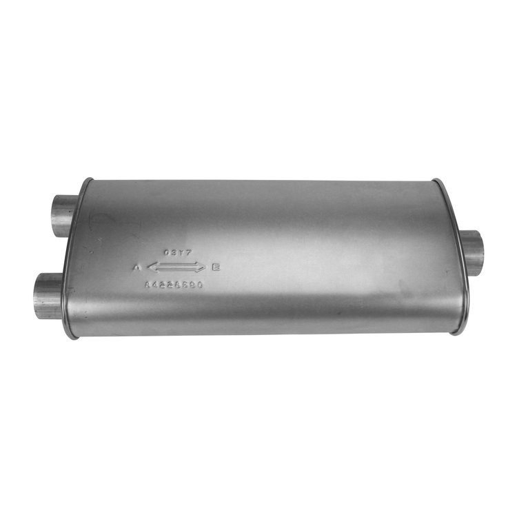 709024 Universal Muffler - MSL Maximum; 2.750 In. Inlet; 3 In. Outlet; 24.000 In. Body; 28.000 In. OAL; OE c...