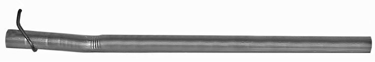 78274 Prebent Exhaust Pipe; 2005-2007 Ford E-350 Super Duty