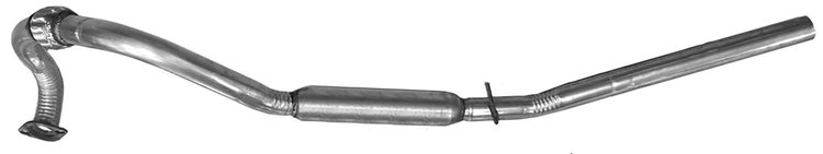 78287 Prebent Exhaust Pipe; 2008-2010 Dodge Grand Caravan, Chrysler Town & Country, 2009-2010 Volkswagen Routan
