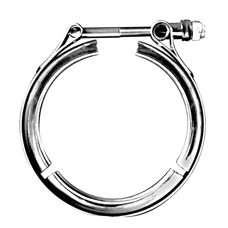 8610 Exhaust Clamp; Fits Select Jeep/Chrysler/Dodge