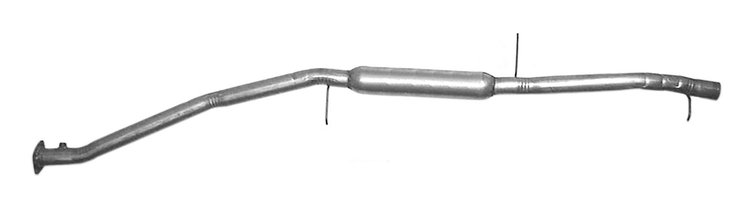 88140 Prebent Exhaust Pipe; 1999-2002 Nissan Quest Rear, 1999-2002 Mercury Villager Rear