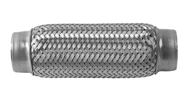 8828 Flex Coupling - 300 Series SS, 3" Core, No Necks, 8" OAL
