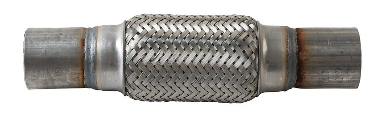 8836IB Flex Coupling - 300 Series SS, 1.75" Core, 1.75" Necks, 10" OAL, w/Inner Braid
