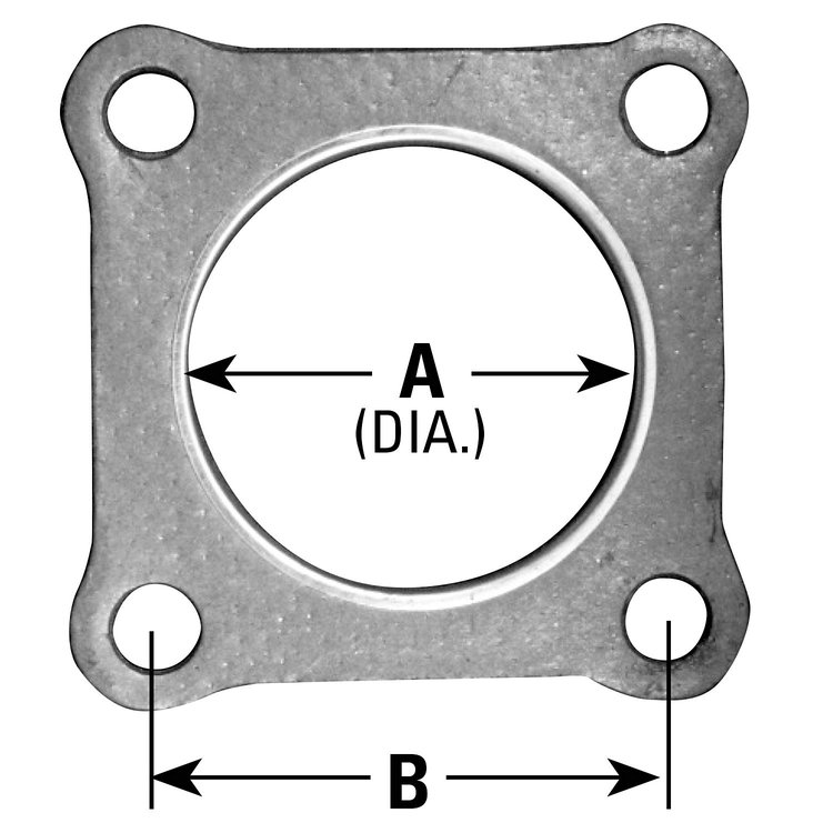 9011 Exhaust Pipe Flange Gasket; 1993-2014 Volkswagen Jetta, Jetta Converter (Inlet), Beetle, Golf