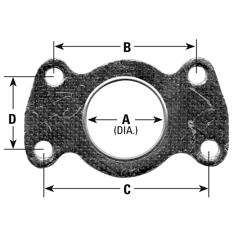 9054 Exhaust Pipe Flange Gasket; Fits Select Chevrolet/Pontiac/Buick/Oldsmobile