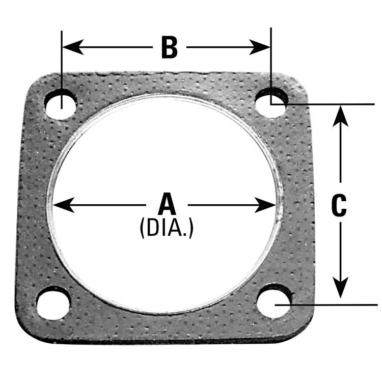 9058 Exhaust Pipe Flange Gasket; Fits Select Oldsmobile/Buick/Isuzu/Chevrolet/Geo