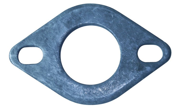 9153S Exhaust Flange; 2-Bolt; 3-1/2 In. Bolt Spacing